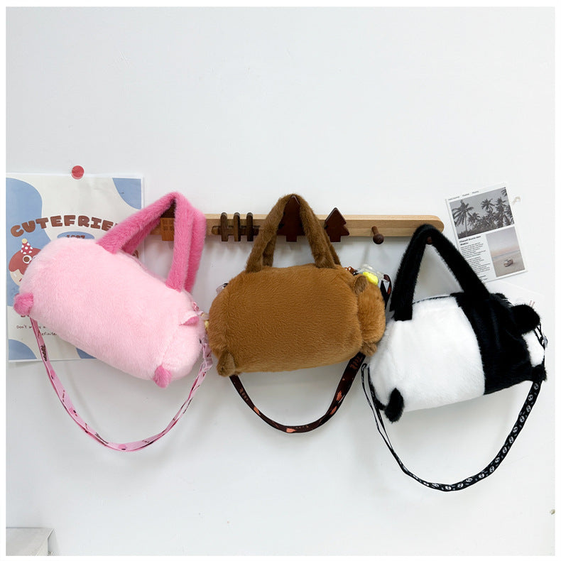 Plüsch Handtasche Im Panda-Design Brehn