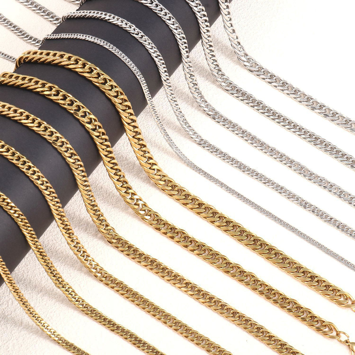 Stylische Chunky Geflochtene Kettenarmband Brehn