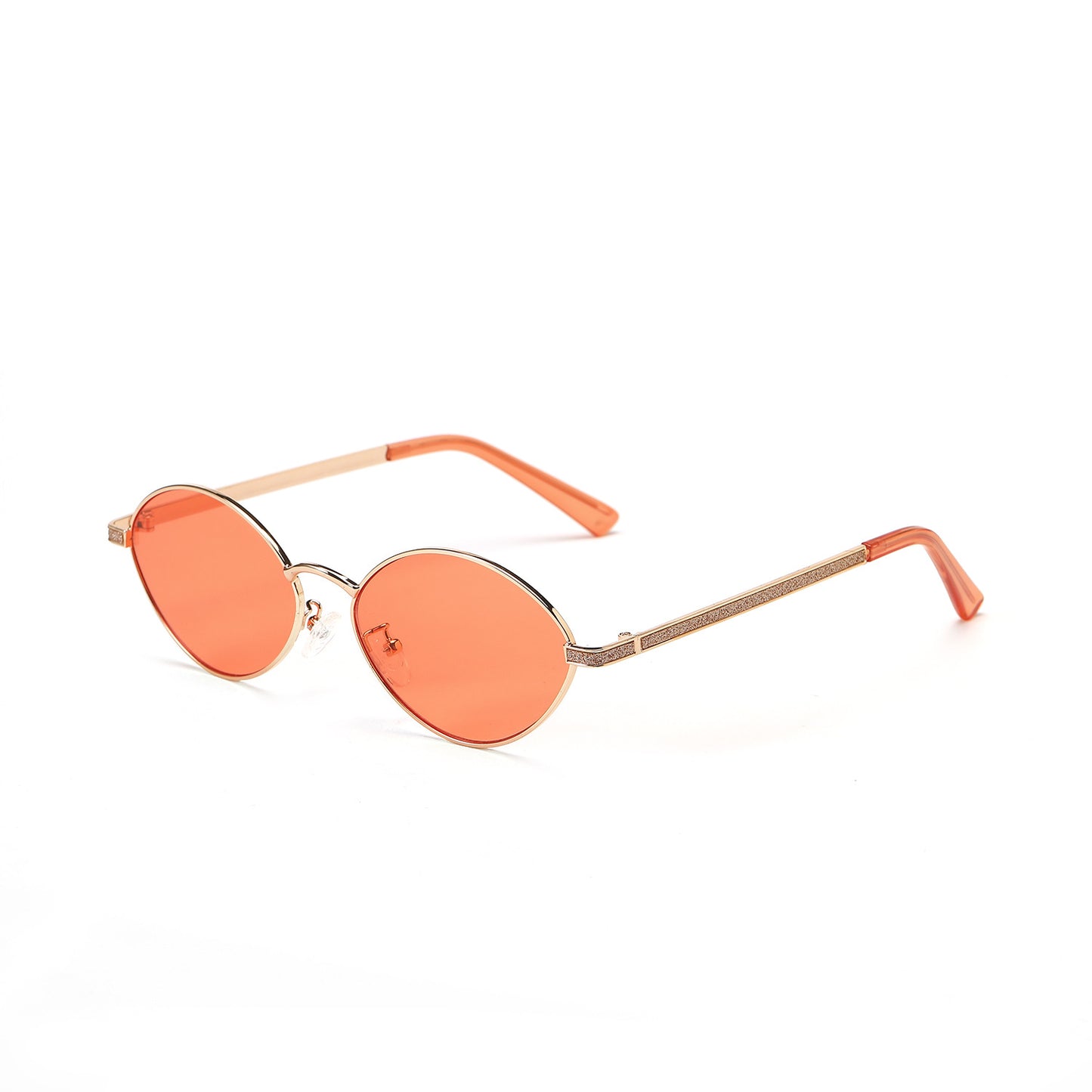 Damen modische runde Sonnenbrille mit luxuriösen Akzenten Brehn