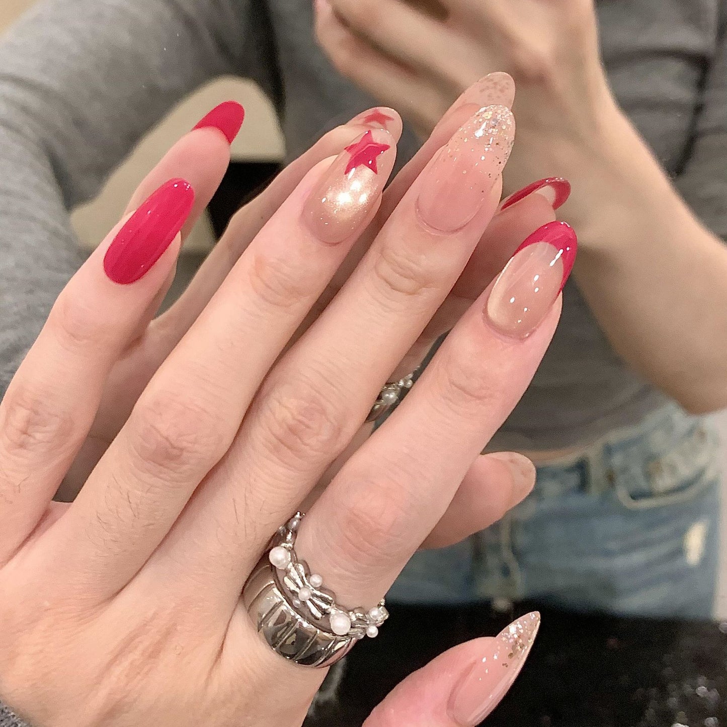 Kunstnagelknips mit Glamour-Details Brehn