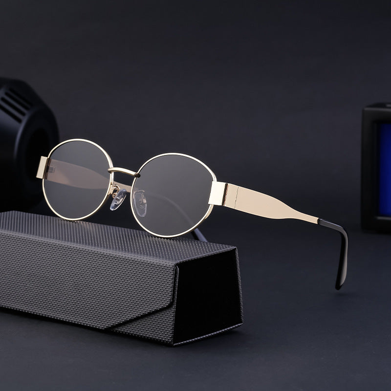 Damen modische Sonnenbrille im eleganten ovalen Design Brehn