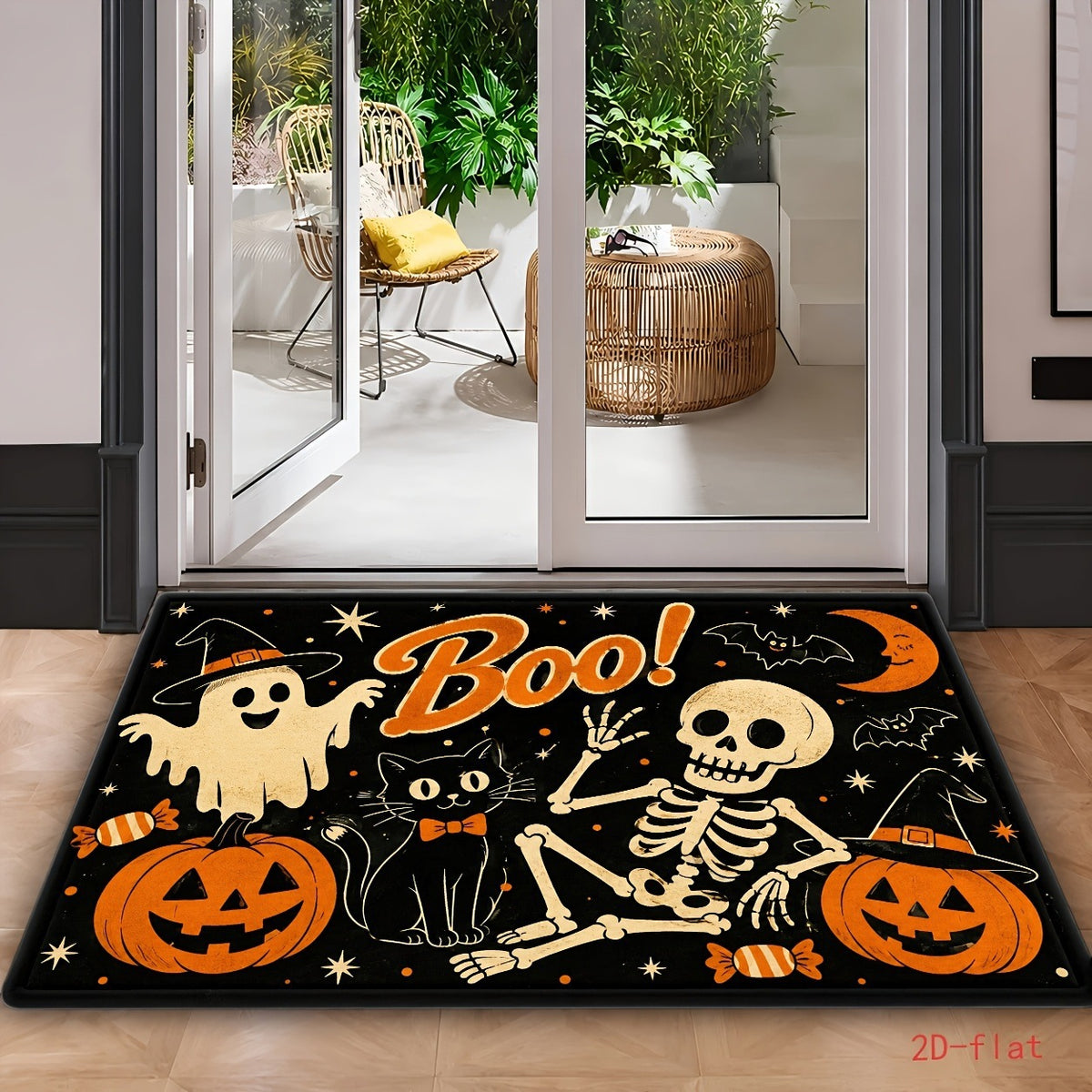 Halloween-themed dekorative Fußmatte Brehn