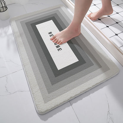 Modernes Willkommens-Badeteppich