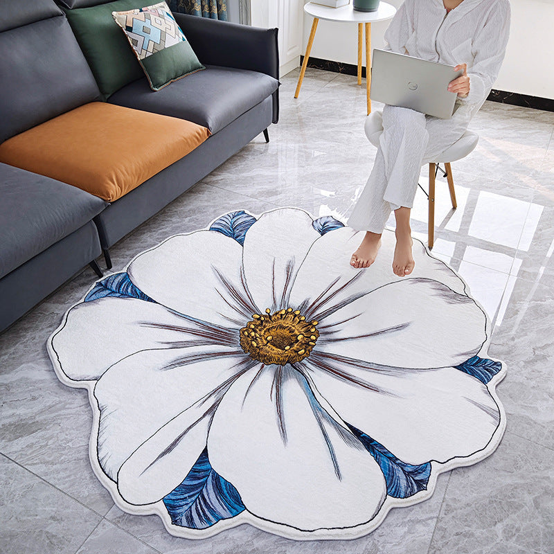 Blumenförmiger Teppich Brehn