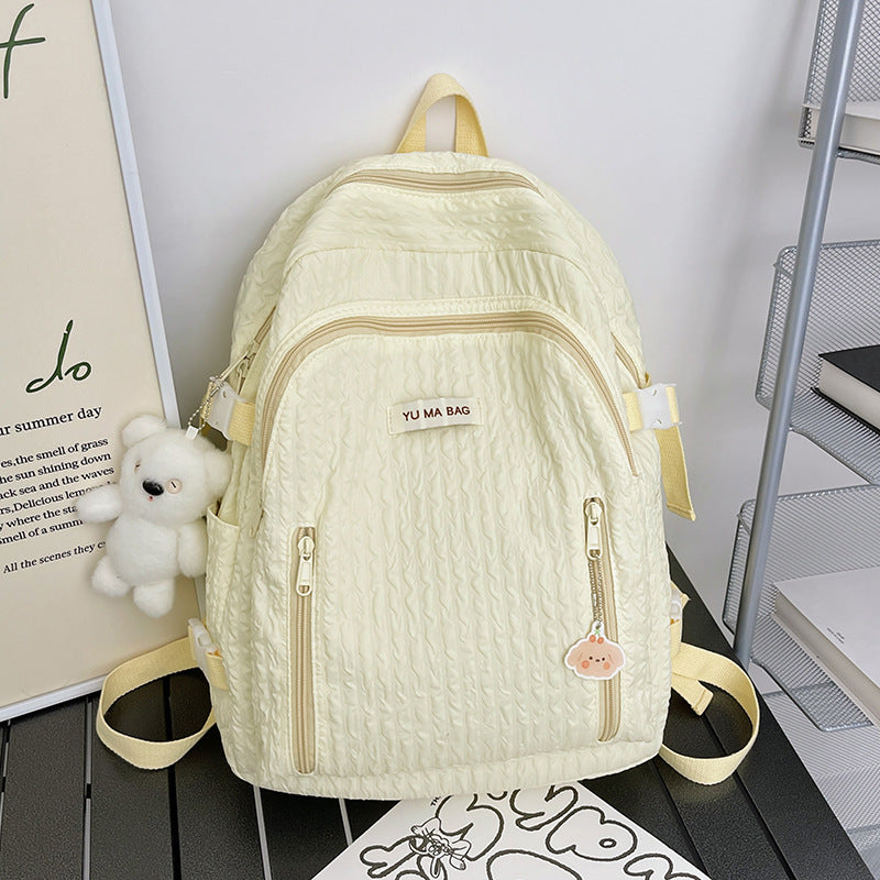 Strukturierte Mehrfachfach-Rucksack