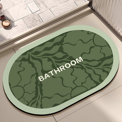 Dekorativer Floral Badezimmermatte Brehn