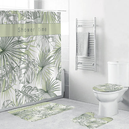 Tropische Pflanzen Badezimmer Set Brehn