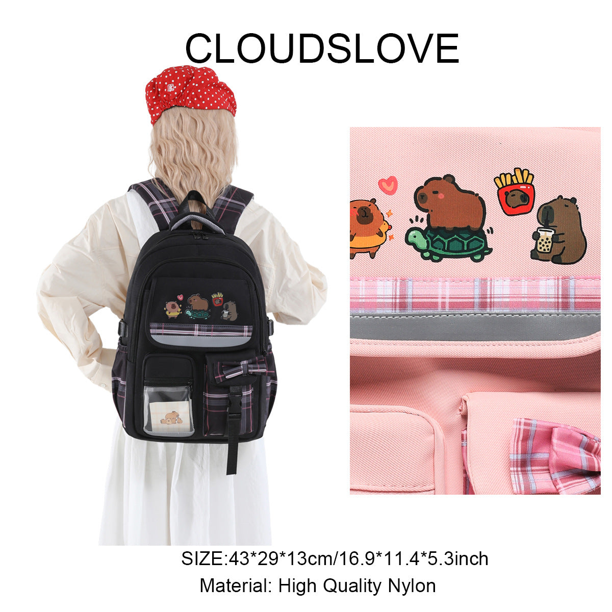 Rucksack mit Verspieltem Tierdesign Brehn