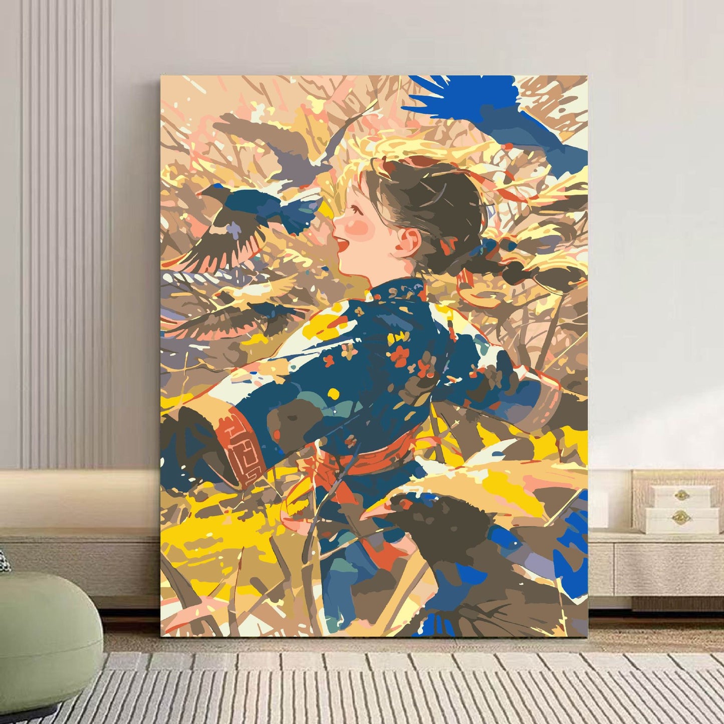 Illustrierte Fantasy Wandkunst Brehn