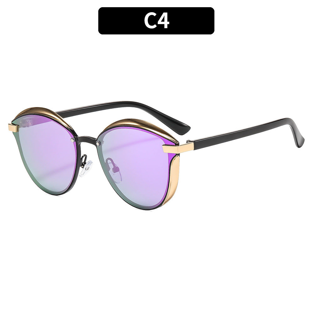 Künstlerische Übergroße Runde Sonnenbrille