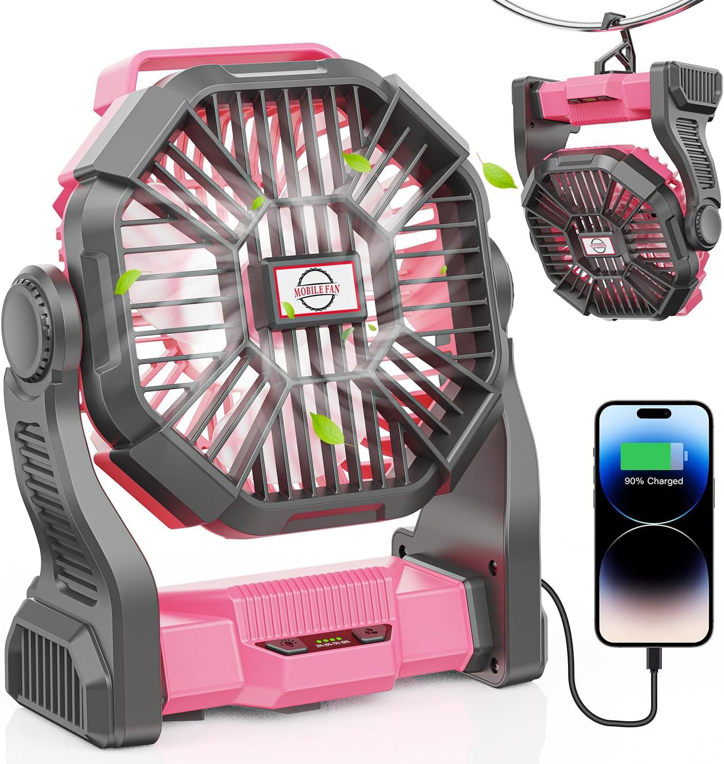 Unisex Tragbarer Akku-Ventilator mit USB-Ladefunktion Brehn