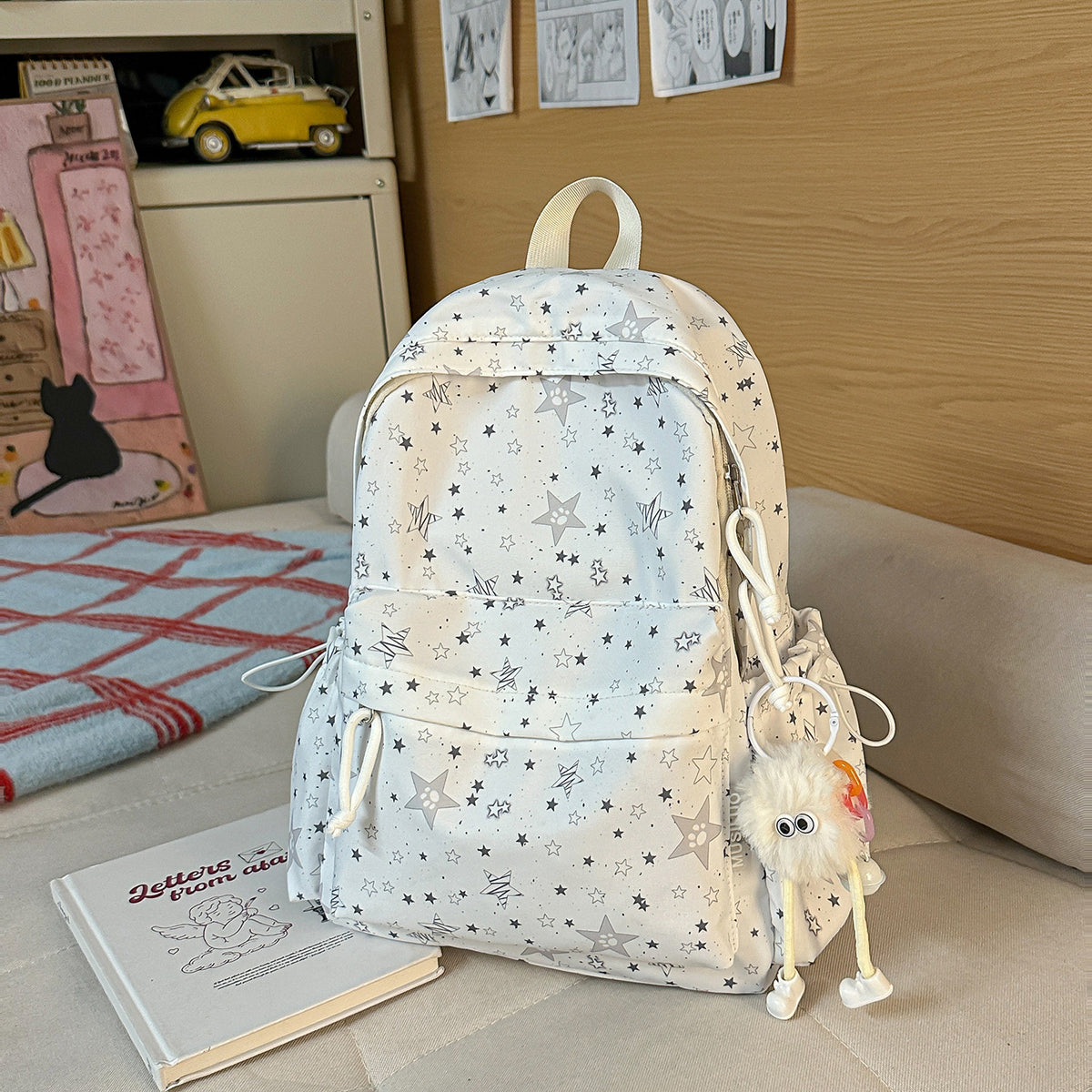 Trendiger Sternmuster-Rucksack Brehn