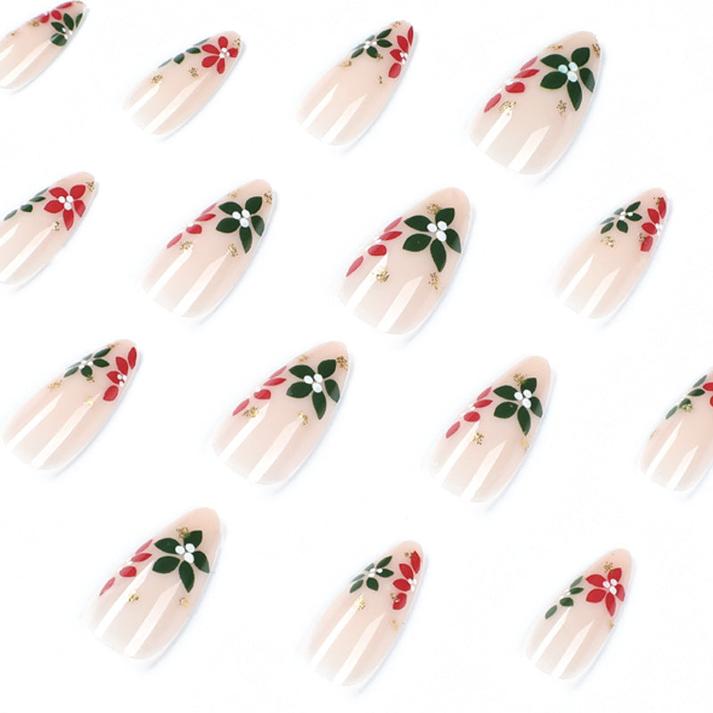 Kunstvolle Nagelkunst mit Blumenakzenten Brehn