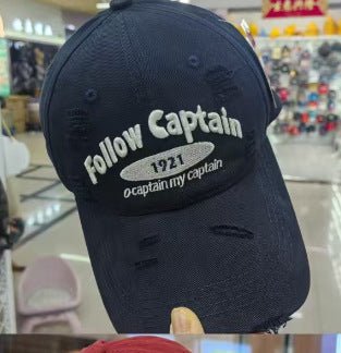 Herren Casual Distressed Baseball Cap Brehn