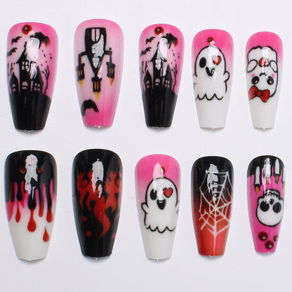 Kreatives Halloween Kunstnagel-Set Brehn