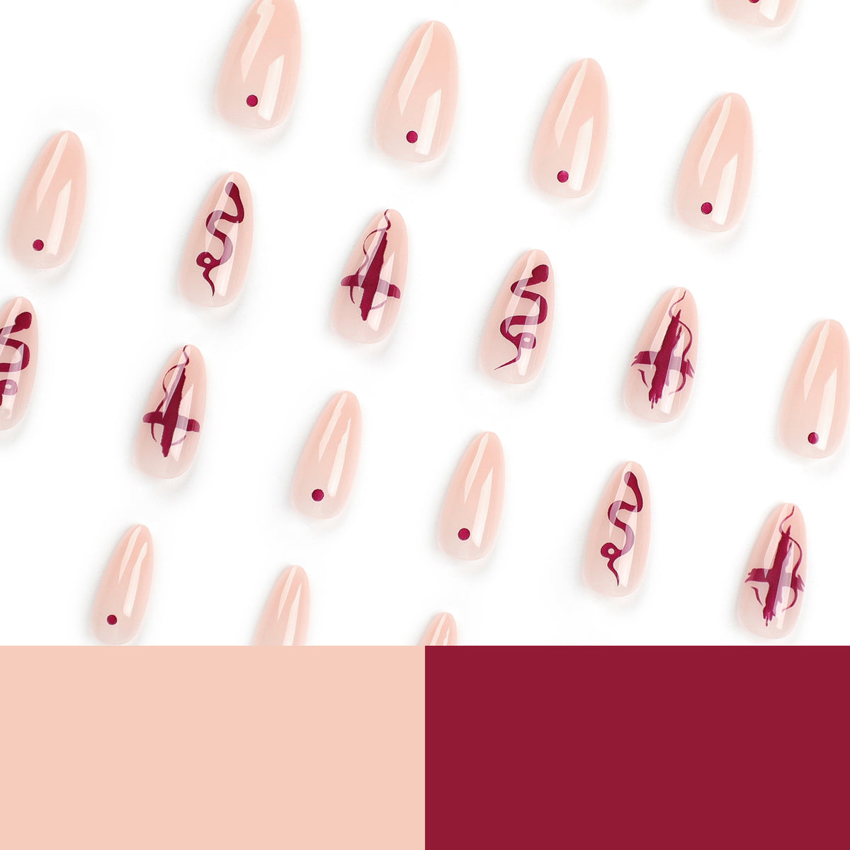Kunstvolle Nagelverlängerungen mit einzigartigem Design Brehn