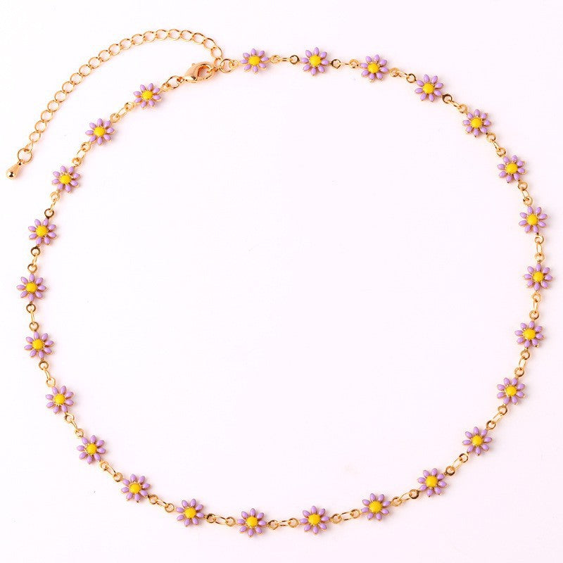 Floral Daisy Chain Halskette Brehn