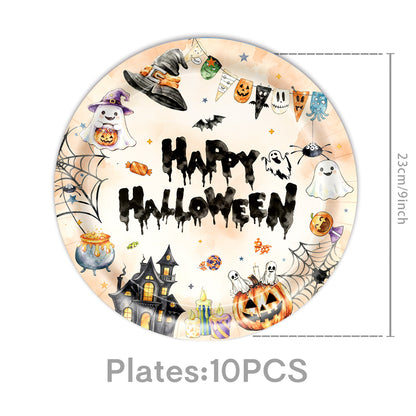 Papierservietten-Set mit Halloween-Motiven und detailreichem Druck für Partydekoration
