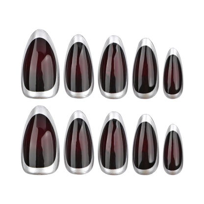 Stylische Stiletto-Nägel mit elegantem Glanz Brehn