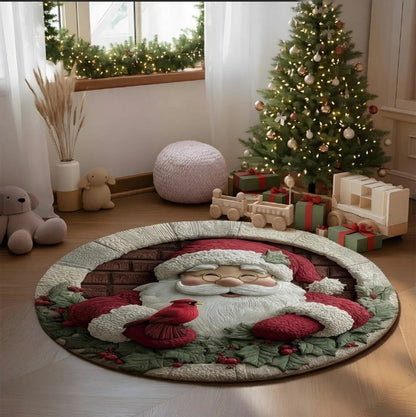 Weihnachtliches Patchwork-Teppich