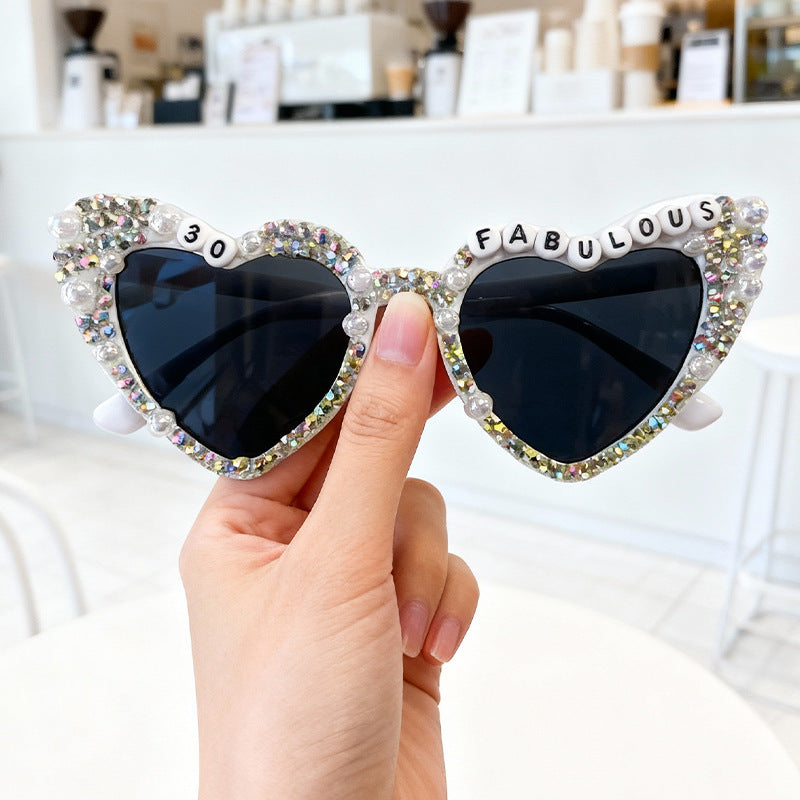 Glamouröse Herzförmige Sonnenbrille Brehn