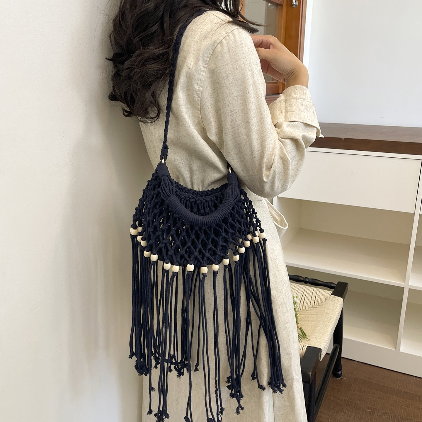 Makramee-Handtasche Brehn