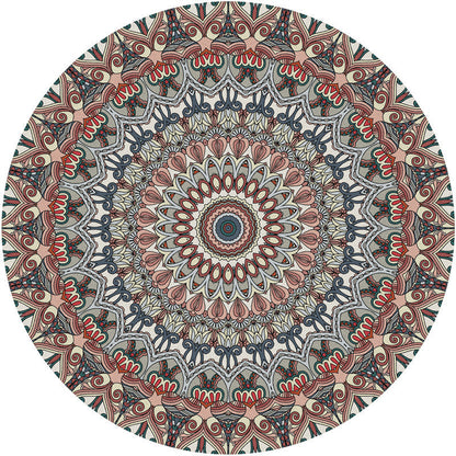 Runder geometrisches Muster Bereichsteppich