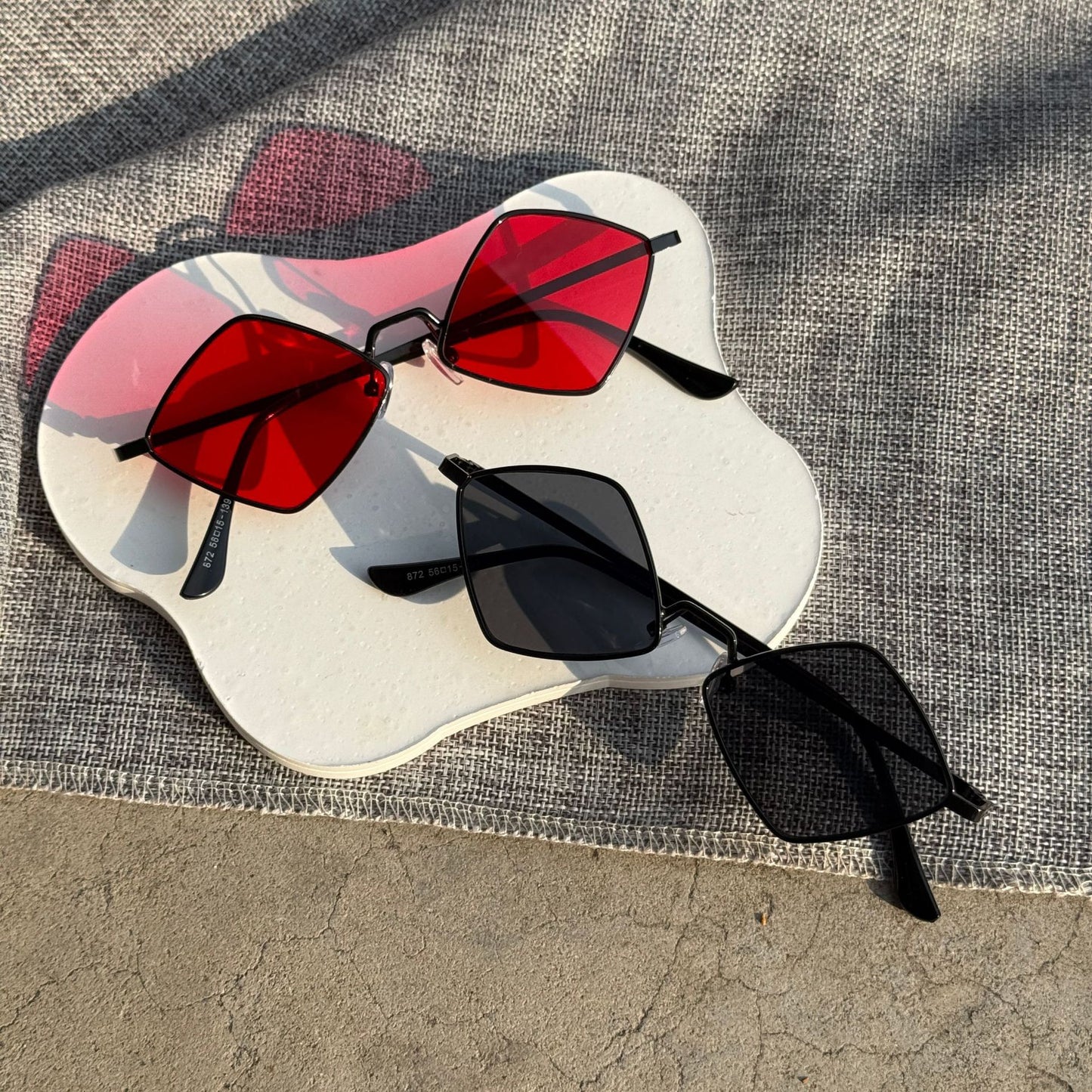 Geometric Frame Sunglasses Brehn