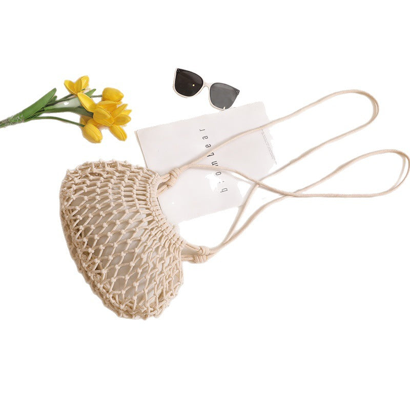 Damen Handgeknüpfte Tragetasche im Boho-Stil Brehn