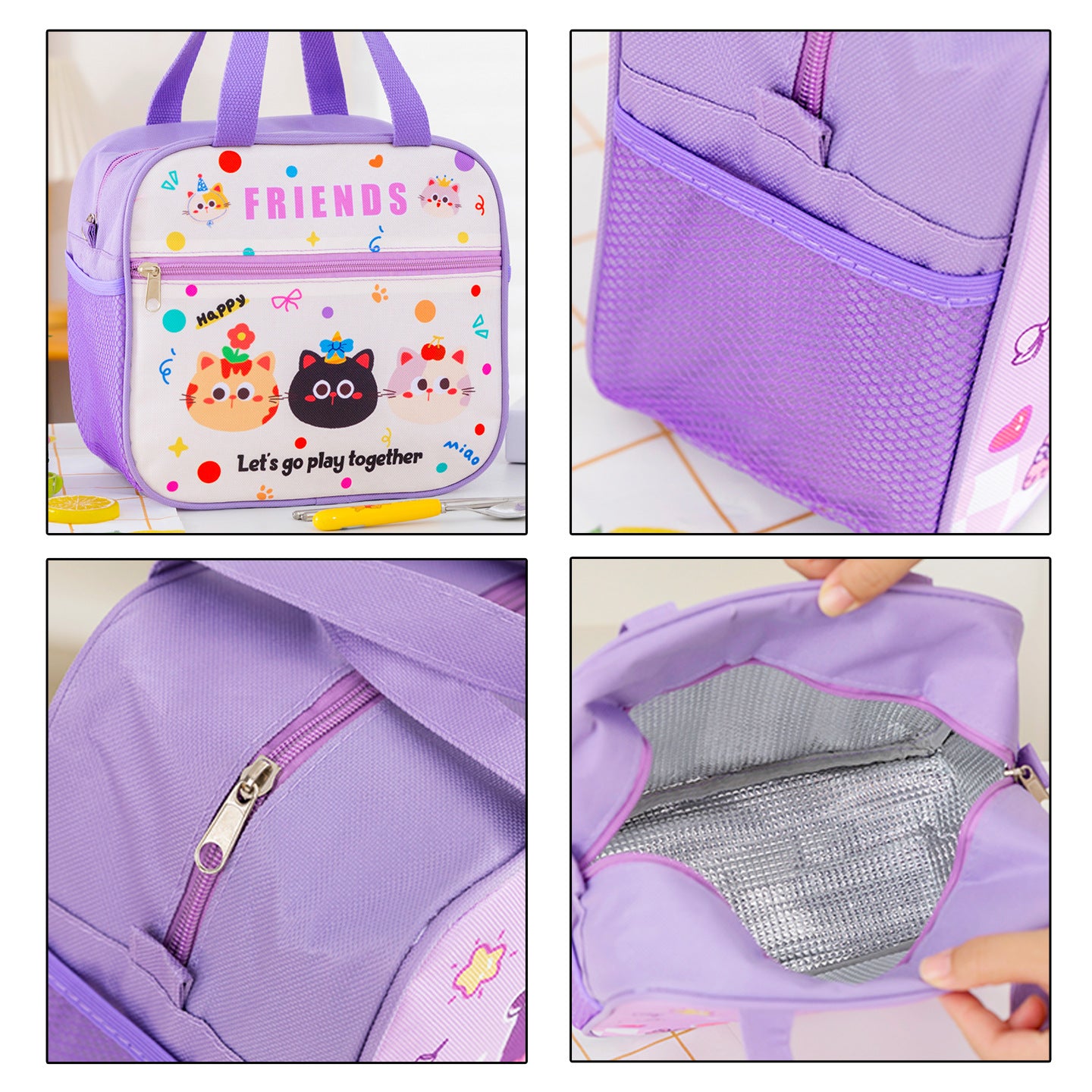 Süßes isoliertes Lunchbag Brehn