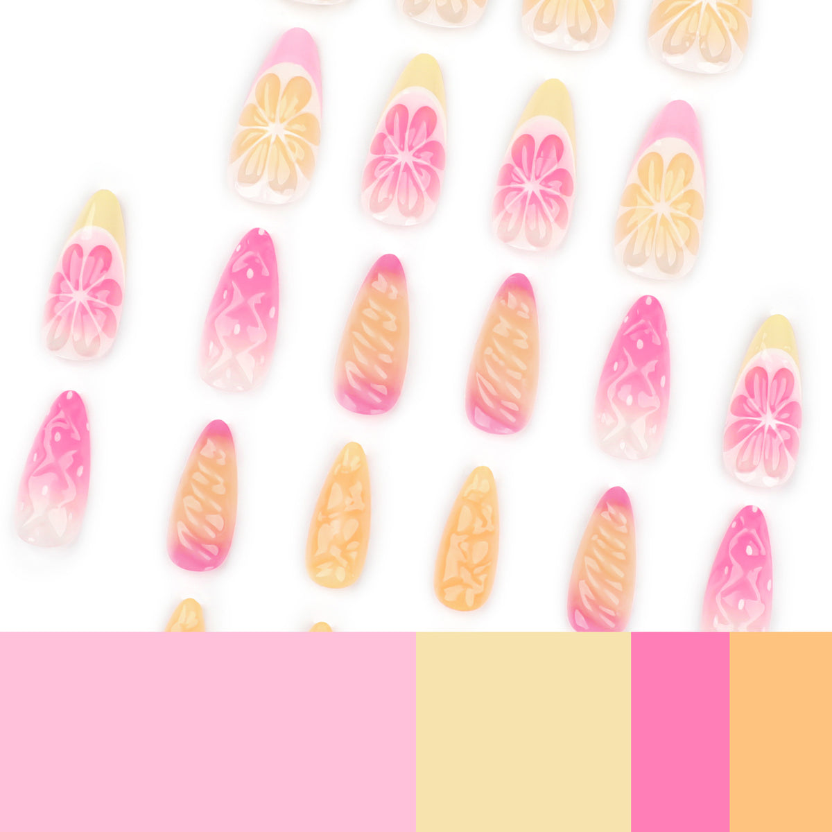 Kunstvolle Nagelkunst mit fruchtigen Designs Brehn