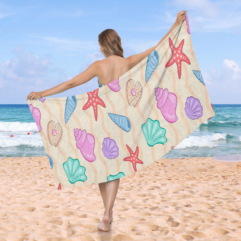 Strandtuch mit kreativem Schildkröten-Motiv Brehn