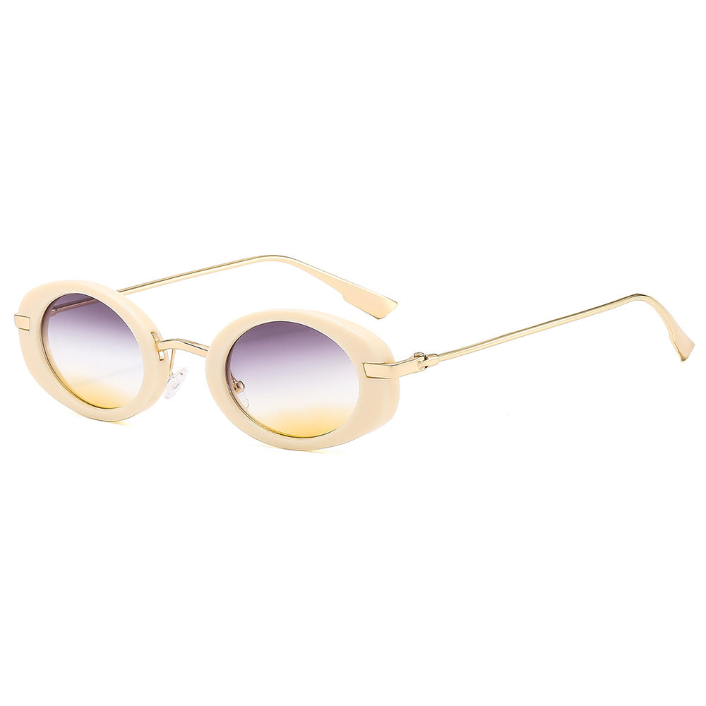 Damen modische Sonnenbrille im avantgardistischen Design Brehn
