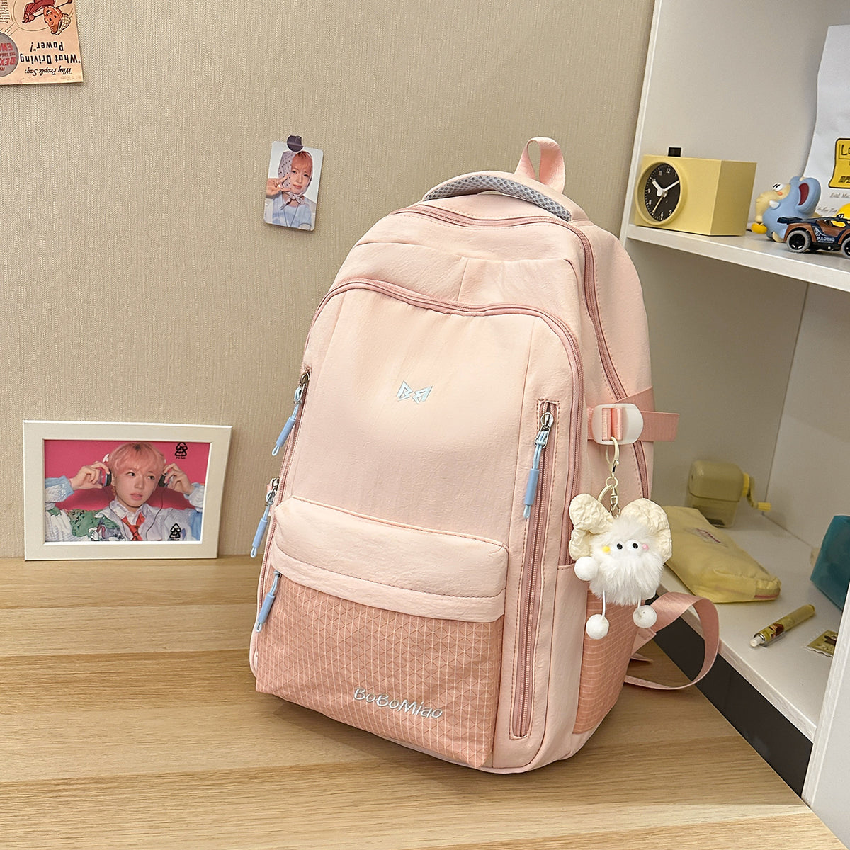 Stylischer Mehrfachfächer-Laptop-Rucksack Brehn