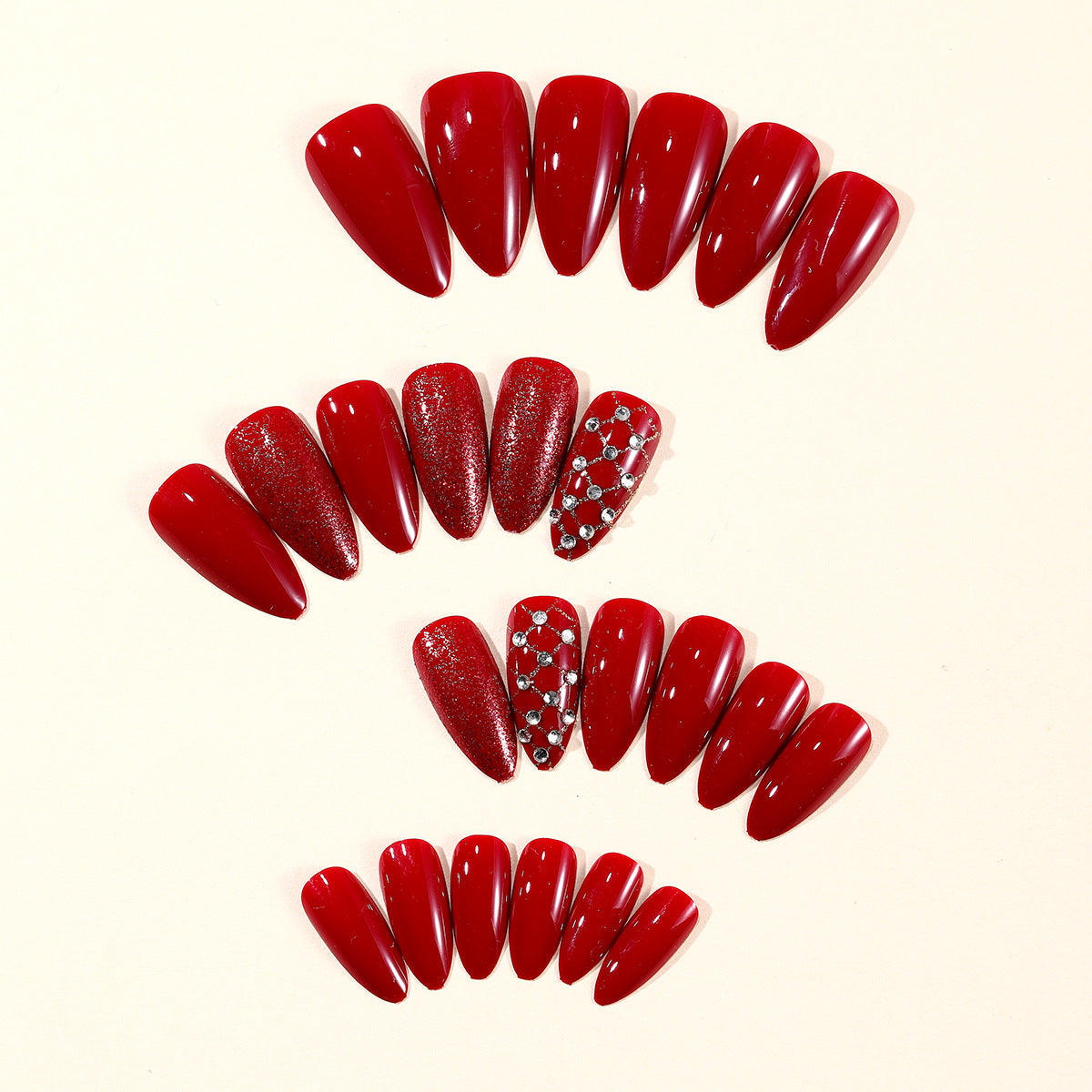 Glamorous Stiletto Nagelkunst Kits Brehn