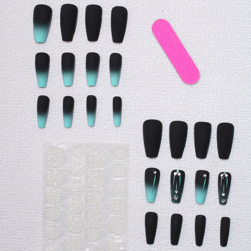 Matte Ombre Press-On Nageldesign Brehn