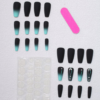 Matte Ombre Press-On Nageldesign Brehn