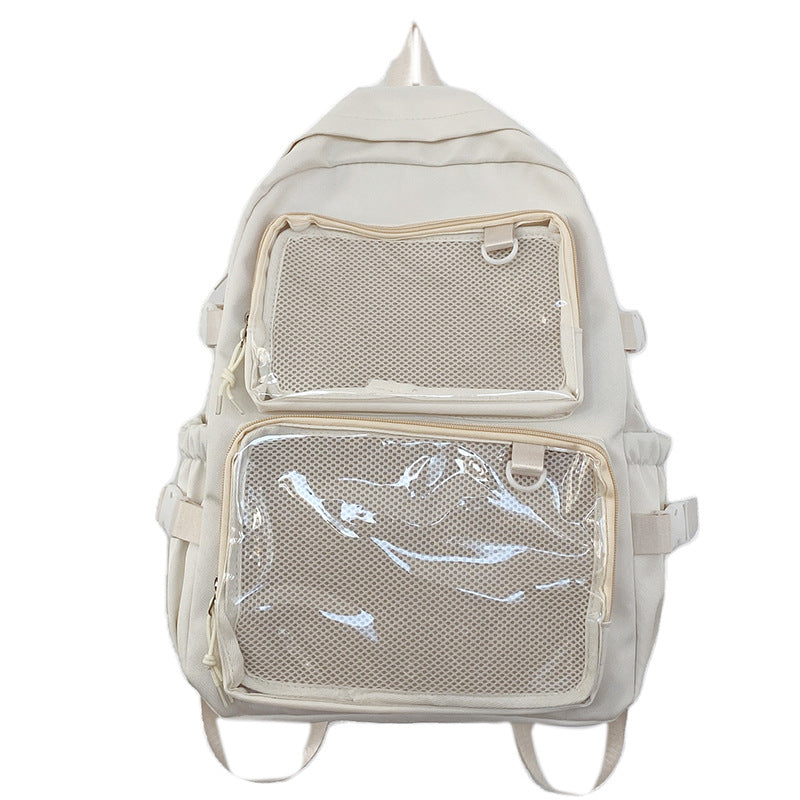 Mehrzweck-Transparenter Netz-Schul-Rucksack
