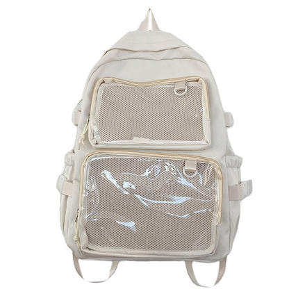 Mehrzweck-Transparenter Netz-Schul-Rucksack
