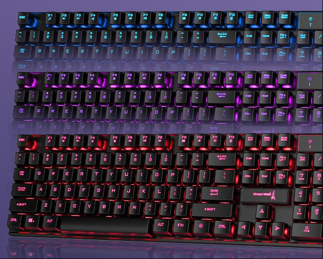 Gaming-Tastatur mit anpassbarem RGB-Beleuchtung Brehn