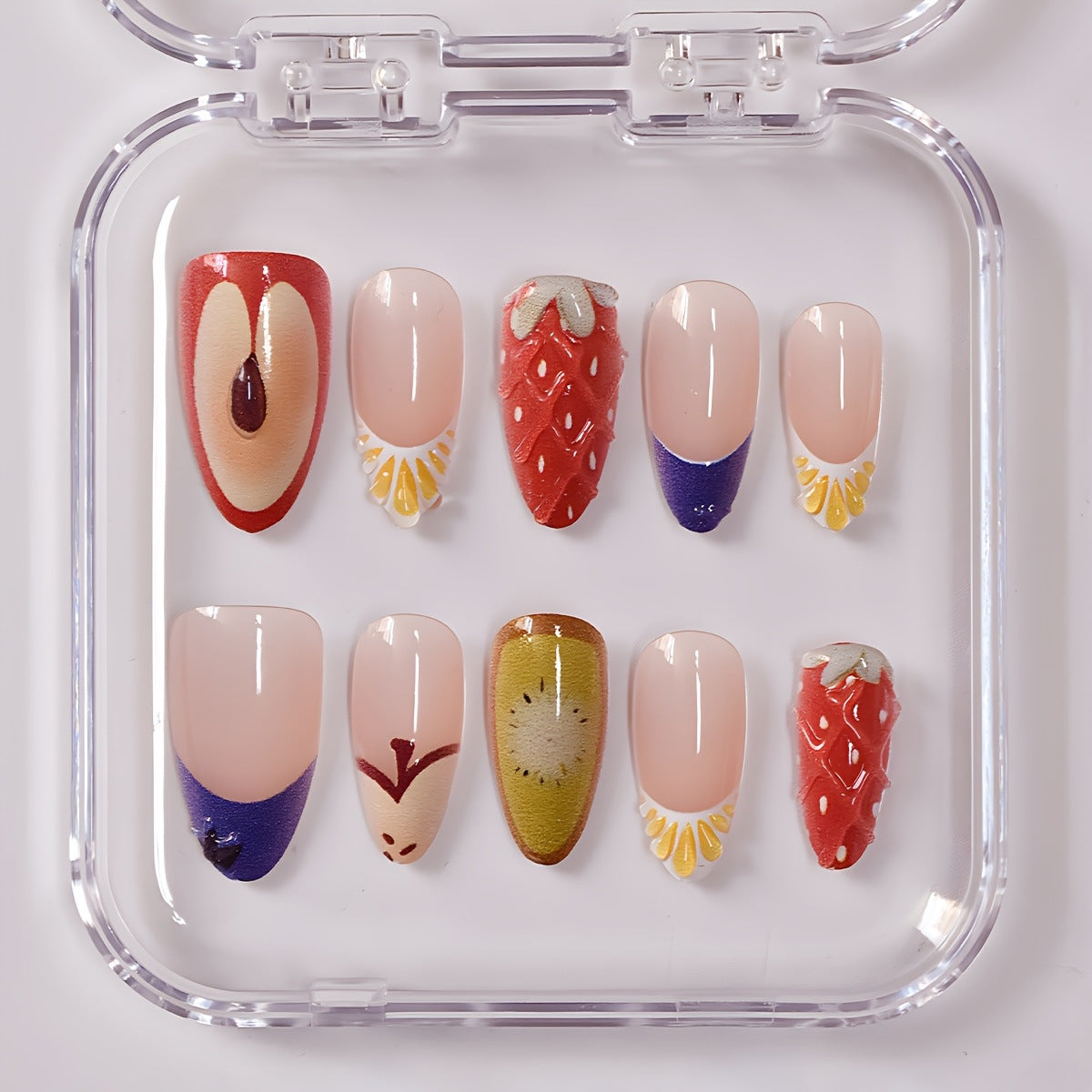 Künstlerisches Gel-Nagelkunst-Design Brehn
