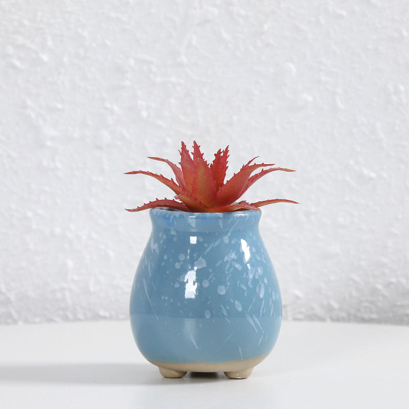 Zeitgenössische Kurvenkeramische Vase Brehn