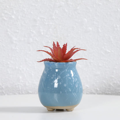 Zeitgenössische Kurvenkeramische Vase Brehn