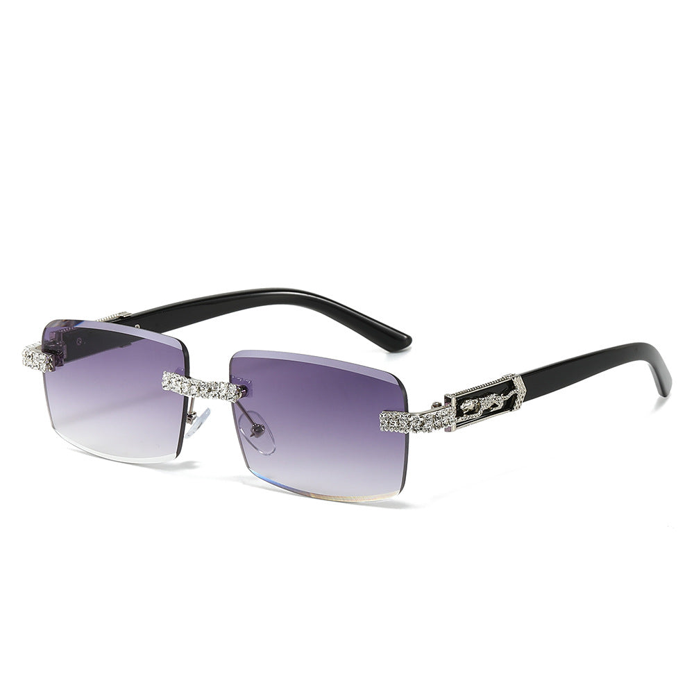 Dekorativer quadratischer Rahmen Modetrends Sonnenbrille Brehn