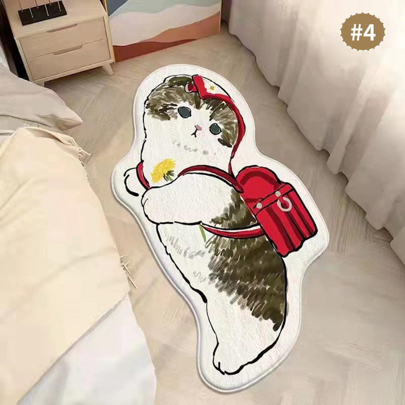 Cartoon Katzenförmiger Teppich Brehn