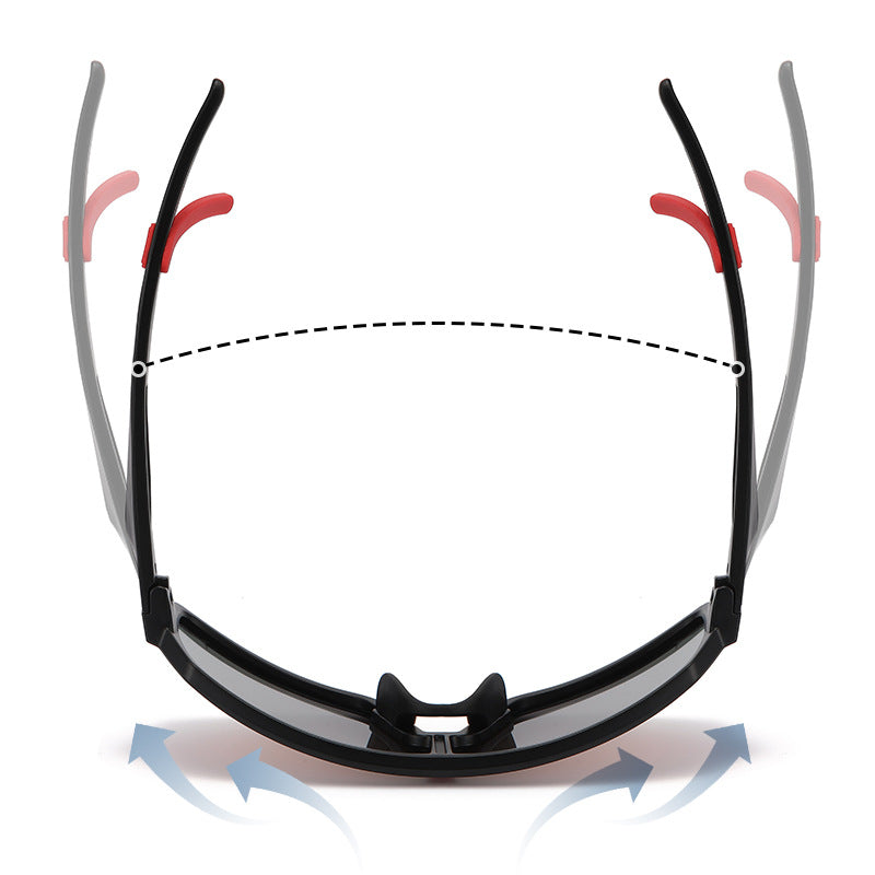 Herren High-Tech Shield Sonnenbrille Brehn