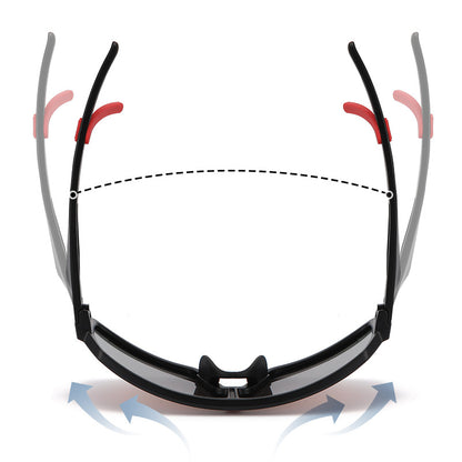 Herren High-Tech Shield Sonnenbrille Brehn
