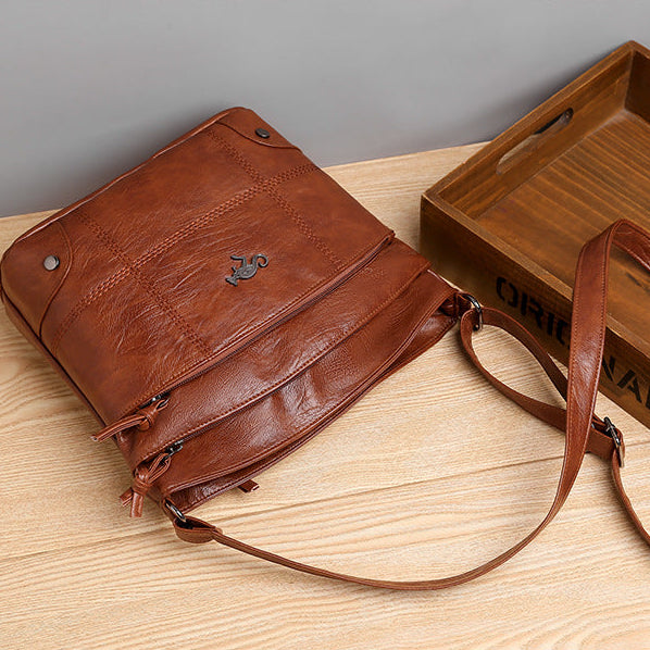 Damen Handtasche PU-Leder Kompakt und Stilvoll mit Geräumigen Taschen | Brehn