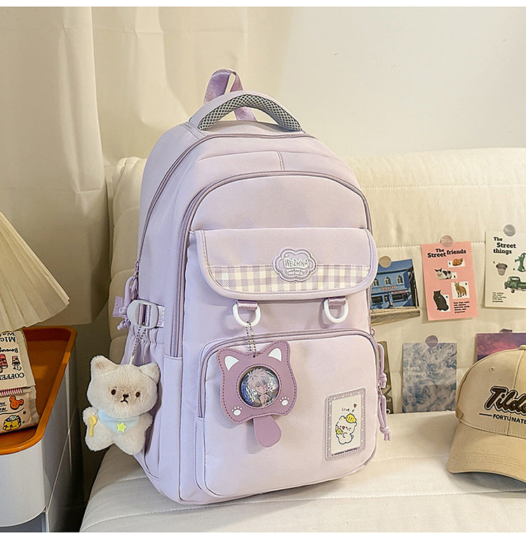 Niedlicher Charakterdesign Utility Schulrucksack