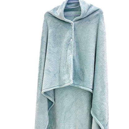 Gemütliche Fleece-Kapuzen-Decke